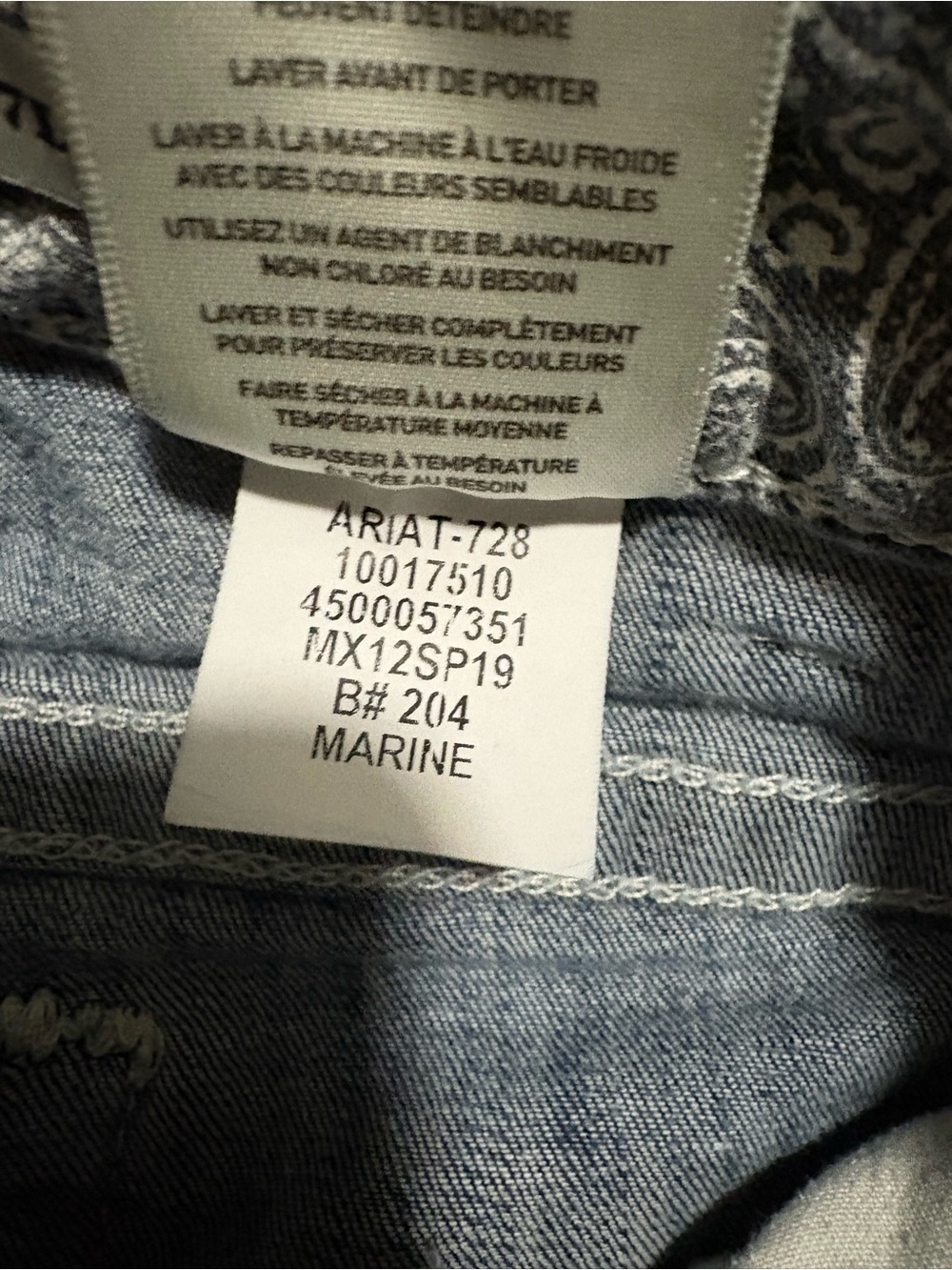Ariat R.E.A.L Entwined Mid Rise Boot Cut Jeans Size 27L - Picture 3 of 6